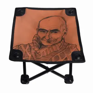 Portrait Of Sergei Folding Fishing Stool