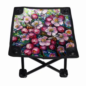 First Bumble Bees In The Garden Folding Fishing Stool