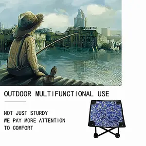 Blue Blood Folding Fishing Stool