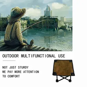 Politically Neutral Folding Fishing Stool