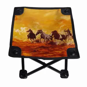 Fire In The Meadow Folding Fishing Stool