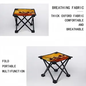 Fire In The Meadow Folding Fishing Stool