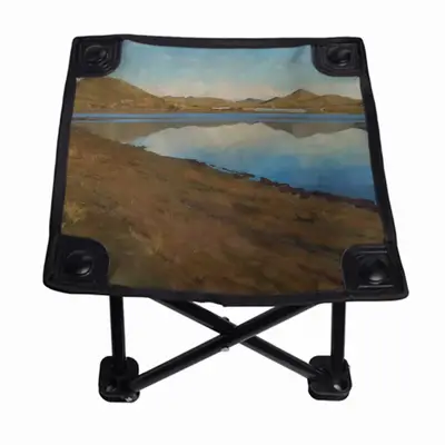 Mirror Of The Lakes Of Khakassia Folding Fishing Stool