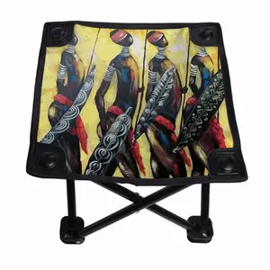 Masai Warriors Ii Folding Fishing Stool