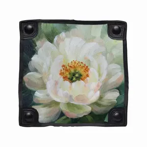 White Peony Folding Fishing Stool