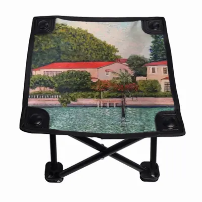 House With Red Roof Folding Fishing Stool