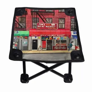 Joes Meat Market New York City Folding Fishing Stool