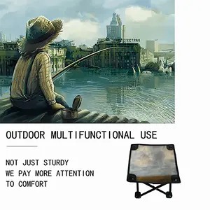 Expressive Sky Folding Fishing Stool