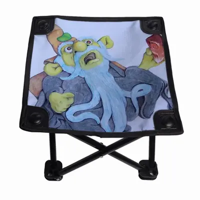 Baby Blue Beard Wizard Folding Fishing Stool