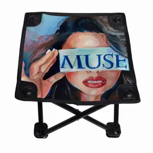 Muse Red Lipstick Folding Fishing Stool