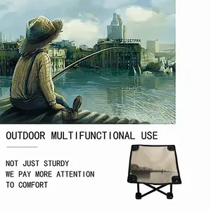 On The Rousty Canal Folding Fishing Stool