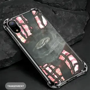 Black Web iPhone XR Phone Case (Silicone)