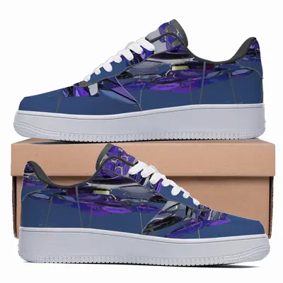 Men A Cool Vista Of Blue And Purple (2014) Low Top Shoes