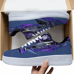 Men A Cool Vista Of Blue And Purple (2014) Low Top Shoes