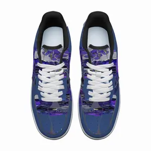 Men A Cool Vista Of Blue And Purple (2014) Low Top Shoes