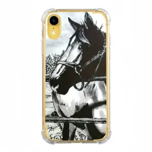 Portrait Of A Horse iPhone XR Phone Case (Silicone)