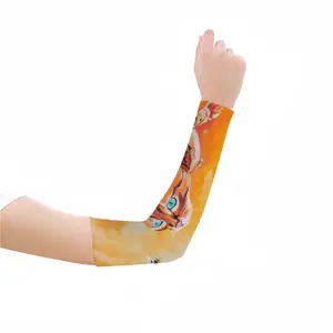 Cat And Bumblebees Outdoor Arm Sleeves