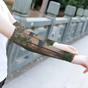 Pine Trees Evening Outdoor Arm Sleeves