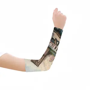 Brooklyn Bridge In Oil Outdoor Arm Sleeves