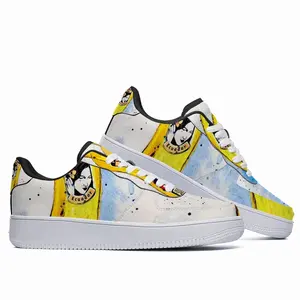 Men Banana Style - Pop Art Fruit Yellow Low Top Shoes