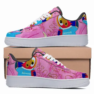 Men Fashionista - Bird Animals Pink Yellow Balenciaga Low Top Shoes