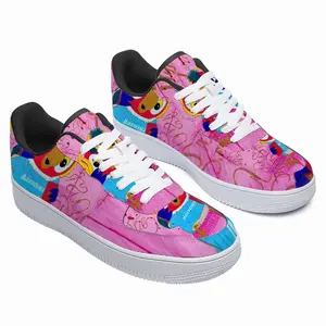 Men Fashionista - Bird Animals Pink Yellow Balenciaga Low Top Shoes