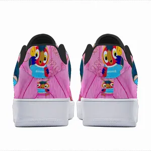 Men Fashionista - Bird Animals Pink Yellow Balenciaga Low Top Shoes