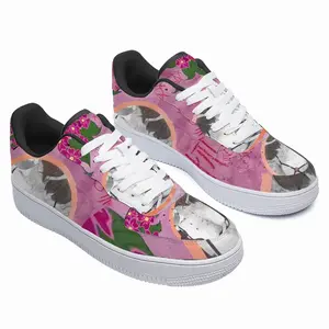 Men Beauty Is You Erotic Flowers Pink Cat Sexy Low Top Shoes