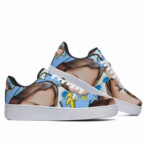 Men Banana Girl - Sexy Fashion Folk Women Blue Low Top Shoes