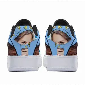 Men Banana Girl - Sexy Fashion Folk Women Blue Low Top Shoes