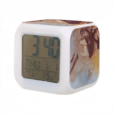 Spirit Bull Colorful Mood Clock