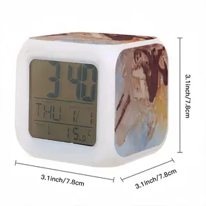 Spirit Bull Colorful Mood Clock