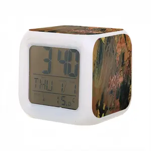 Bronze Abstraction Colorful Mood Clock