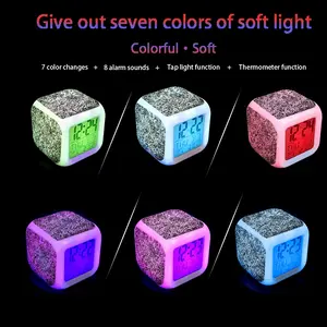 Untiled (Cells) Colorful Mood Clock