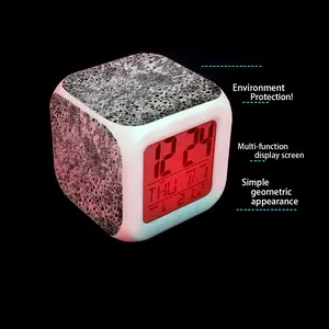 Untiled (Cells) Colorful Mood Clock