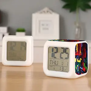 Jazz Musicians Colorful Mood Clock