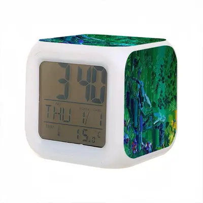 Robert Tea Time Rest Colorful Mood Clock