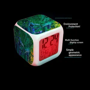 Robert Tea Time Rest Colorful Mood Clock