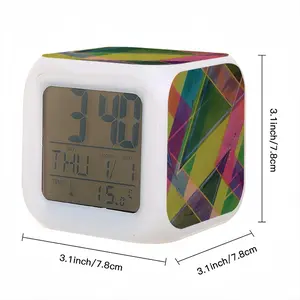 Miami Vice Bambi Mice Colorful Mood Clock