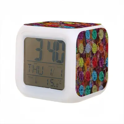 Bling Bling Kid And Safety Stalker Slayer Colorful Mood Clock