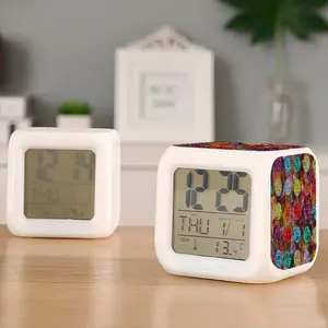 Bling Bling Kid And Safety Stalker Slayer Colorful Mood Clock