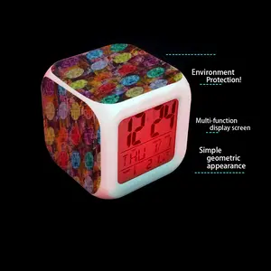 Bling Bling Kid And Safety Stalker Slayer Colorful Mood Clock