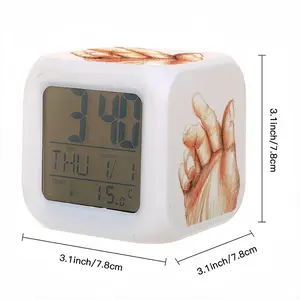 Monument Of A Hand Colorful Mood Clock