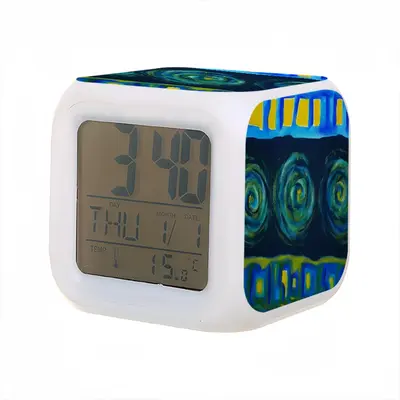 Greek Turbula Colorful Mood Clock