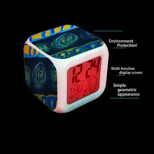 Greek Turbula Colorful Mood Clock