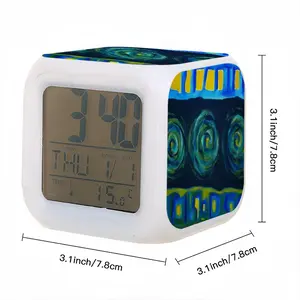 Greek Turbula Colorful Mood Clock