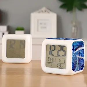 True Blue Colorful Mood Clock