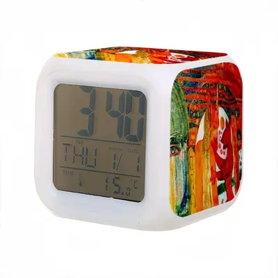 73 Fragment S Colorful Mood Clock