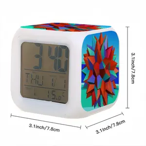 Kiku (Chrysanthemum) Colorful Mood Clock