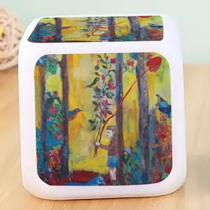 Angel Of Forest Colorful Mood Clock